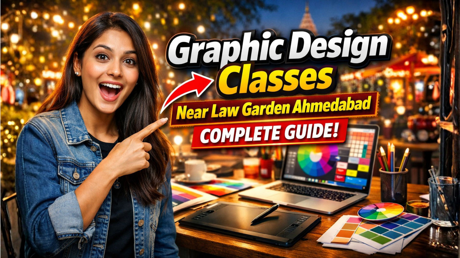 Graphic Design Classes Near Law Garden Ahmedabad – Complete Guide