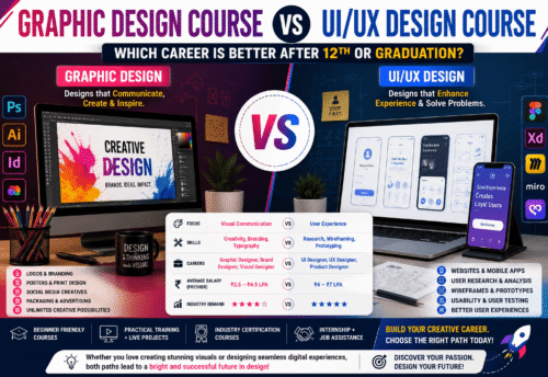 Graphic Design Course vs UI/UX Design Course: Which Career is Better After 12th or Graduation? (2026 Guide)