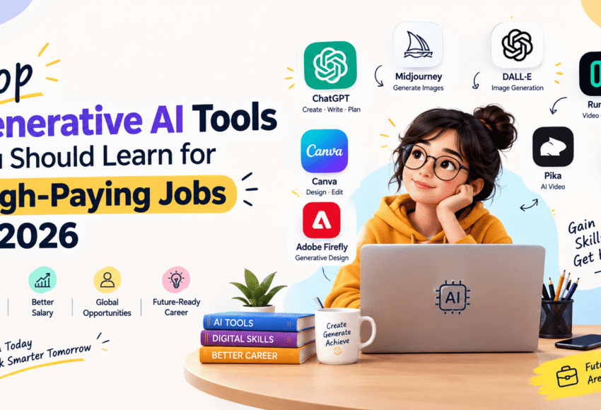 Top Generative AI Tools You Should Learn for High-Paying Jobs in 2026