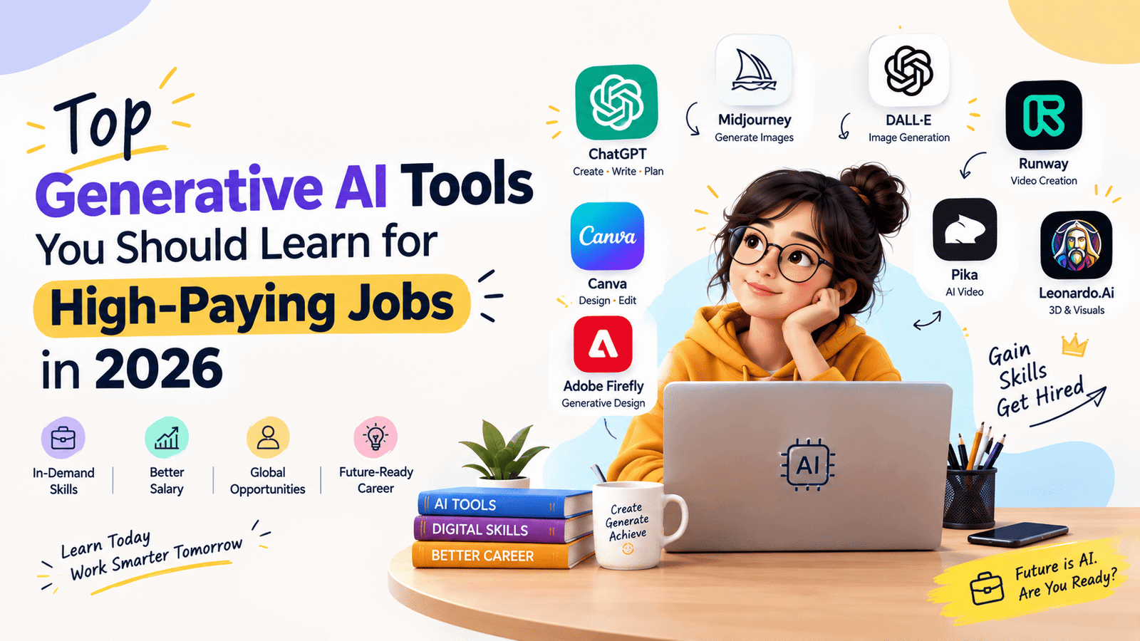 Top Generative AI Tools You Should Learn for High-Paying Jobs in 2026