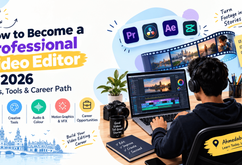 How to Become a Professional Video Editor in 2026: Skills, Tools & Career Path