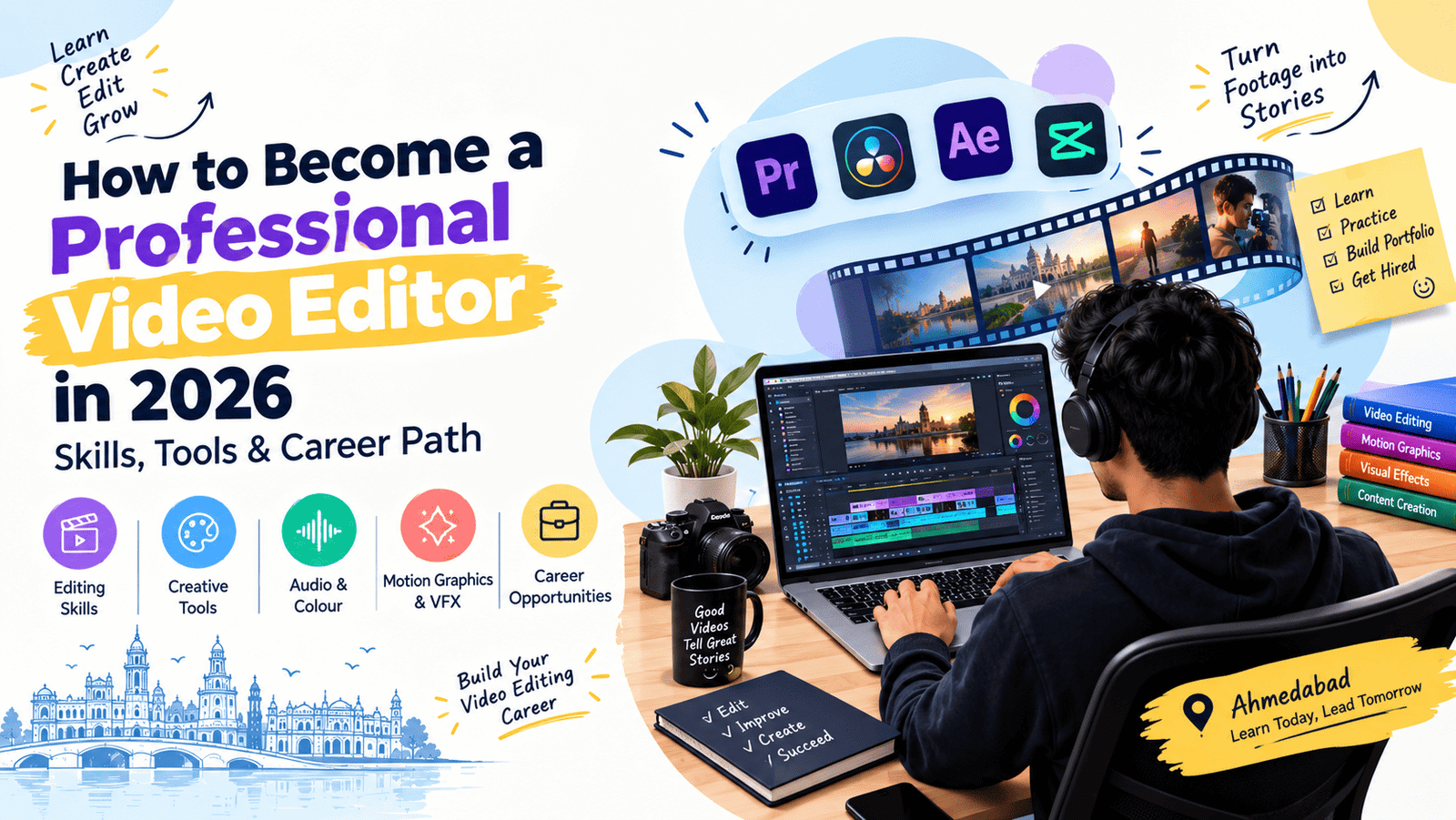 How to Become a Professional Video Editor in 2026: Skills, Tools & Career Path