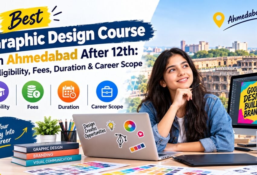 Best Graphic Design Course in Ahmedabad After 12th: Eligibility, Fees, Duration & Career Scope