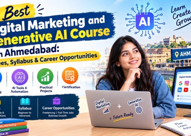 Best Digital Marketing and Generative AI Course in Ahmedabad: Fees, Syllabus & Career Opportunities