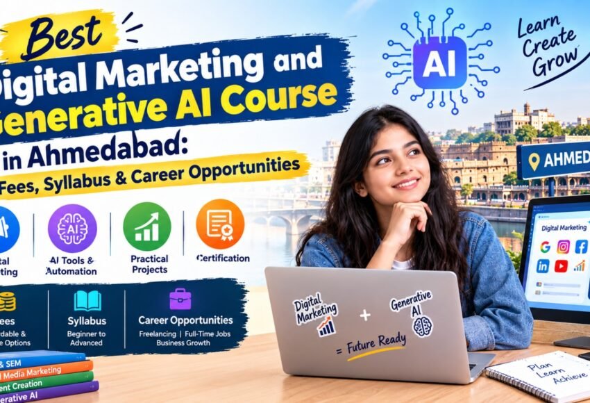 Best Digital Marketing and Generative AI Course in Ahmedabad: Fees, Syllabus & Career Opportunities