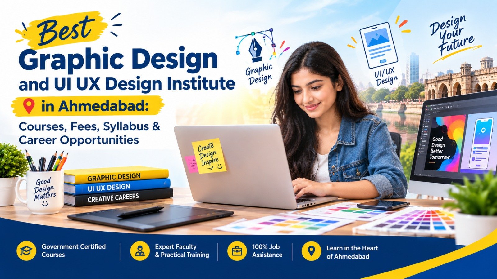 Best Graphic Design and UI UX Design Institute in Ahmedabad: Courses, Fees, Syllabus & Career Opportunities