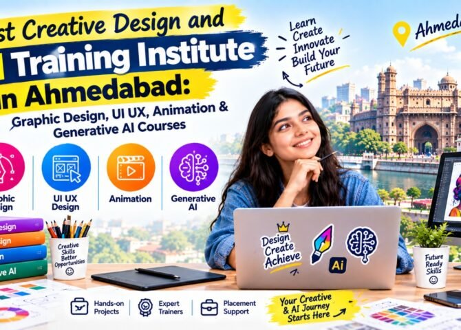 Best Creative Design and AI Training Institute in Ahmedabad: Graphic Design, UI UX, Animation & Generative AI Courses