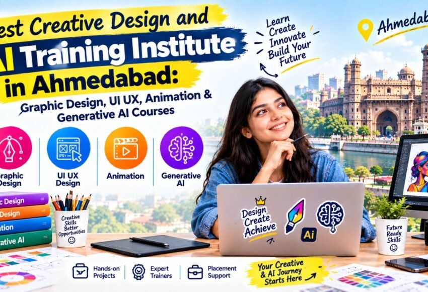 Best Creative Design and AI Training Institute in Ahmedabad: Graphic Design, UI UX, Animation & Generative AI Courses